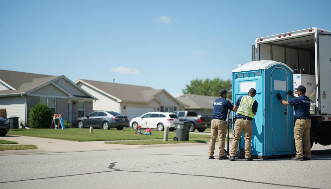 Standard Porta Potty Rentals in Oakland, IL near me